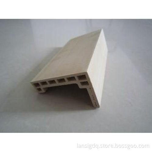 Waterproof WPC Door Architrave , Wood Plastic Composite Mat